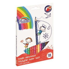 Színes ceruza FIORELLO háromszögletű 18 db/készlet színes ceruza