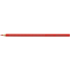  Színes ceruza, háromszögletű, FABER-CASTELL &quot;Grip 2001&quot;, piros színes ceruza