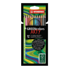  Színes ceruza STABILO Greencolors hatszögletű 12 db/készlet környezetbarát színes ceruza