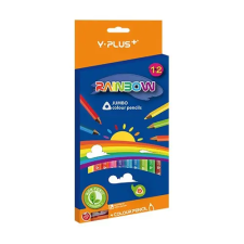  Színes ceruza Y-Plus+ Rainbow Jumbo 12 db-os klt. hegyezővel színes ceruza