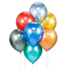  Színes Colour léggömb, lufi szett 7 db-os 12 inch (30cm) party kellék