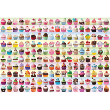 Színes cupcakes képkirakó 2000 darabos puzzle, kirakós