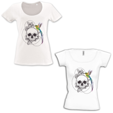  Színes Élettelen - Mély kivágású &amp; Csónaknyakú Női Póló női póló