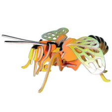 színes fa méhecske 3D puzzle puzzle, kirakós