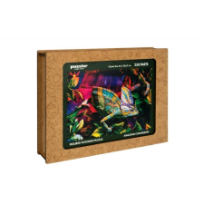 Színes Fa Puzzle - Csodálatos Kaméleon puzzle, kirakós