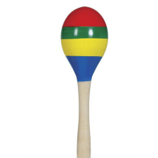  Színes fa rumbatök - 20 cm játékhangszer