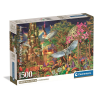 SZÍNES Fantázia kert Woodland 1500 db-os Compact puzzle Clementoni