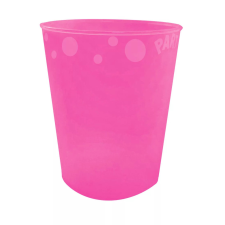 SZÍNES Fuchsia Fluorescent, Fukszia pohár, műanyag 250 ml babaétkészlet
