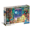 SZÍNES Gyerekszoba To the Moon 500 db-os Compact puzzle Clementoni