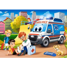 Színes gyermek puzzle Elsősegély puzzle, kirakós
