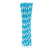 SZÍNES Kék Blue Polka Dots papír szívószál 24 db-os