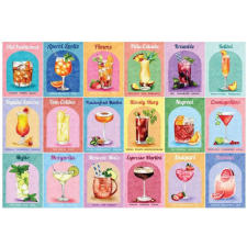 Színes koktél puzzle 1000 darab puzzle, kirakós