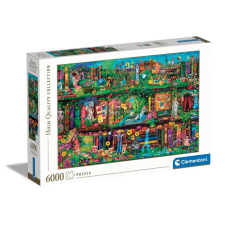 SZÍNES Könyvespolc Garden 6000 db-os puzzle Clementoni puzzle, kirakós
