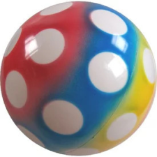 Színes lakkfényű labda - 22 cm, többféle játéklabda