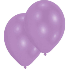 Színes léggömb, lufi 10 db-os lila party kellék