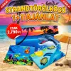  Színes mintás strandtörölköző – 1+1 AJÁNLAT! (70x140 cm)