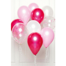 Színes Pink léggömb, lufi 10 db-os szett 11 inch (27,5cm) party kellék