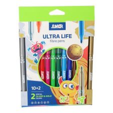 Színes rostirón Junior Ultra life, 10+2 darabos filctoll, marker