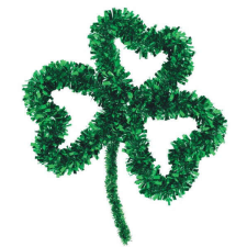SZÍNES Shamrock, Lóhere dekoráció party kellék