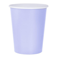 SZÍNES Solid Lavender, Lila papír pohár 14 db-os 270 ml party kellék