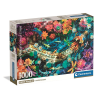 SZÍNES Színes Koi River 1000 db-os Compact puzzle Clementoni