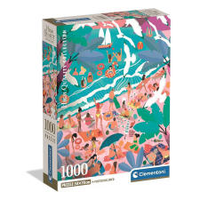 SZÍNES Tengerpart Sunday 1000 db-os Compact puzzle Clementoni puzzle, kirakós