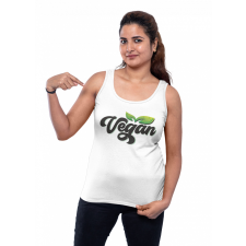  Színes Vegan logó - Női Atléta atléta, trikó
