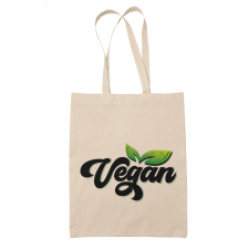 Színes Vegan logó - Vászontáska kézitáska és bőrönd