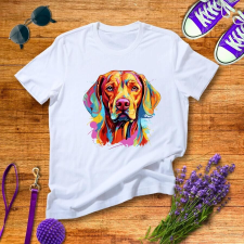 Színes vizsla férfi póló férfi póló