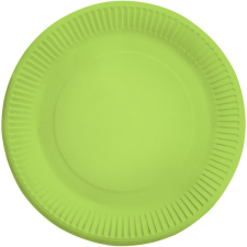 SZÍNES Zöld Kiwi papírtányér 8 db-os 23 cm party kellék
