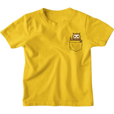  Színes Zsebminta Bagoly - Gyerek Póló
