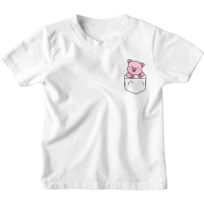  Színes Zsebminta Kis Disznó - Gyerek Póló gyerek póló