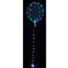  Színesen világító LED lufi, átlátszó