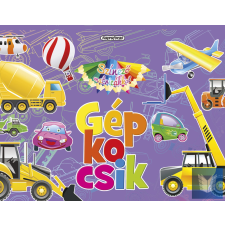  Színező matricákkal - Gépkocsik gyermek- és ifjúsági könyv