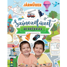  Színezőfüzet tetkókkal - Járművek gyermek- és ifjúsági könyv