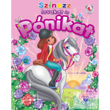  Színezz lovakat és pónikat - 4. (Virágkoszorú) gyermek- és ifjúsági könyv