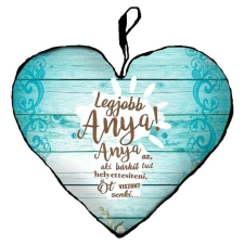  Szív alakú párna, Anyák napja, Legjobb anya ajándéktárgy