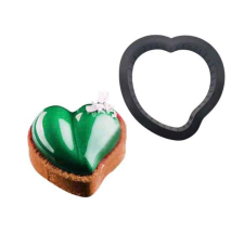  Szív alakú tarte sütőforma, 6 darabos sütés és főzés