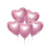  Szív Platinum Light Pink léggömb, lufi 6 db-os 12 inch (30 cm)