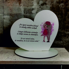  Szív talpon 2 dekorációs kellék