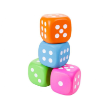 Szivacs dobókocka - 12 cm, többféle társasjáték