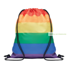  Szivárvány RPET tornazsák, hátizsák, 36x42cm tornazsák