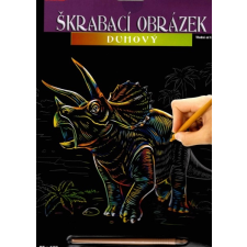 Szivárványos Triceratops Karckép 20x25 cm kreatív és készségfejlesztő