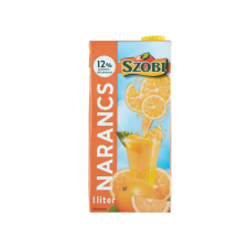 Szobi narancs ízű üdítőital 12% - 1000ml üdítő, ásványviz, gyümölcslé