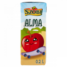  Szobi szűrt almaital cukorral és édesítőszerekkel 0,2 l üdítő, ásványviz, gyümölcslé