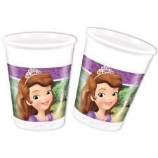 Szófia Disney Sofia Mystic Isles, Szófia Műanyag pohár 8 db-os 200 ml party kellék