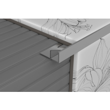  Szögletes élvédő 8mmx250cm elox matt olíva élvédő, sín, szegélyelem