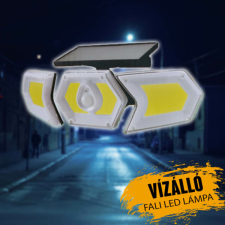 Szolár fali LED lámpa - W774B kültéri világítás