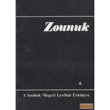 Szolnok Megyei Levéltár Zounuk 4. antikvárium - használt könyv