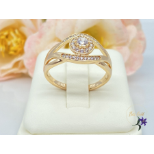  Szonita antiallergén nagyköves díszített gyűrű 18K gyűrű